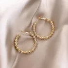 2022 модные минималистичные большие круглые геометрические серьги-кольца для женщин и девушек, бижутерия для свадебной вечеринки