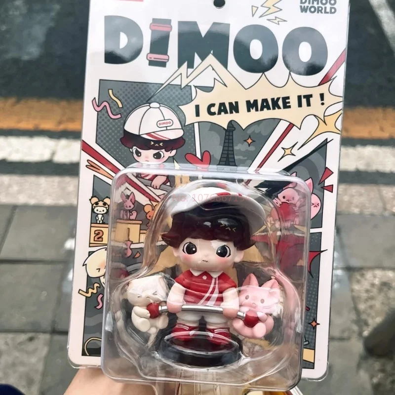 Оригинальный Dimoo с днем рождения Серия 7 лет Париж Романтический художник