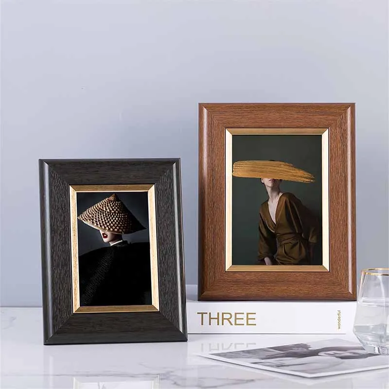 

Kids Art Photo Frame Picture Wooden Vintage Free Shipping Picture Frame Personalized Display Cuadros Para Fotos Home Furniture