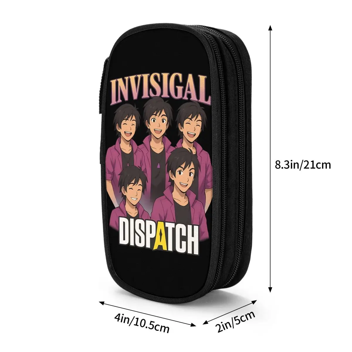 Invisigal Dispatch Energetic Аниме Пеналы Пеналы Держатель для ручек для студентов Большая сумка для хранения Студенты Школьные аксессуары (art.: 3920d39dad281) - 3920d39dad281