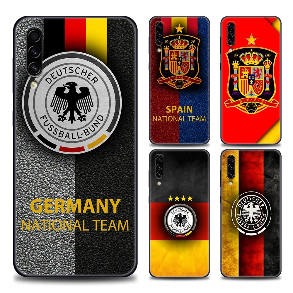 

Coque Funda Para Case for Samsung A10 A20 A30 A40 A50 A60 A70 A90 Note 8 9 10 20 Ultra 5G Case Capa Flag Of Spain And Germany