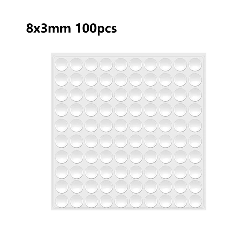 

Прозрачные силиконовые дверные стопоры, набор 250 шт.