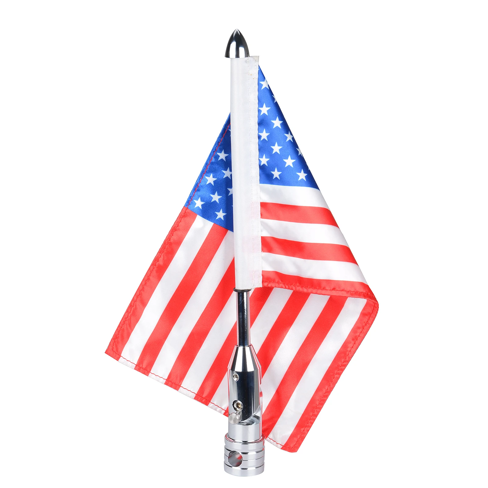

Motorcycle Flag Pole Mount 6 x 9 Flag American USA for Yamaha Harley Honda Bike