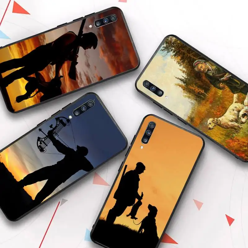 

Hunting fishing man Phone Case for Samsung Galaxy A 51 30s a71 Soft Silicone Cover for A21s A70 10 A30 Capa