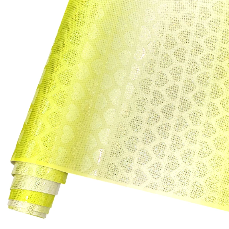 

holographic faux leather rainbow 46*135cm PU Leather ，Making Crafts Leather Handbag Sewing Earrings Bows