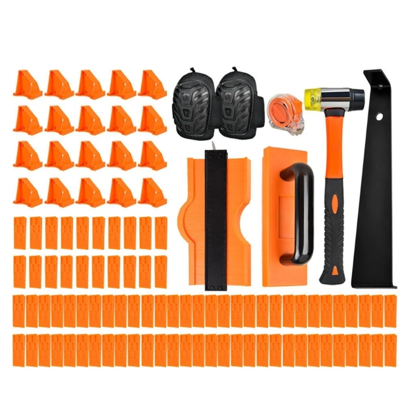 Инструмент для укладки деревянного ламината с проставками Комплект пола