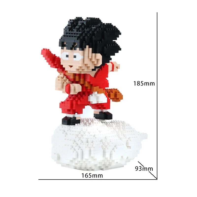 

Dragon Ball Anime Characters Kawaii Childhood Goku Building Blocks Toys Puzzle Puzzle Brain Kids Christmas Or Birthday Gift