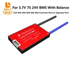 BMS 7S 60A 24V 18650 Li-Ion BMS Active Balance 7S 15A 20A 30A 40A 50A 24V Защитная плата для литиевых батарей BMS Lipo NiCoMn Cells