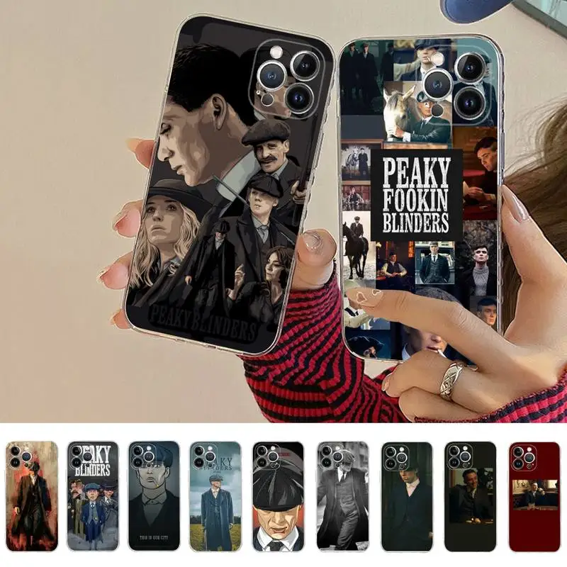 

YNDFCNB Peaky Blinders Thomas Shelby Phone Case For iPhone 14 13 12 Mini 11 Pro XS Max X XR SE 6 7 8 Plus Soft Silicone Cover