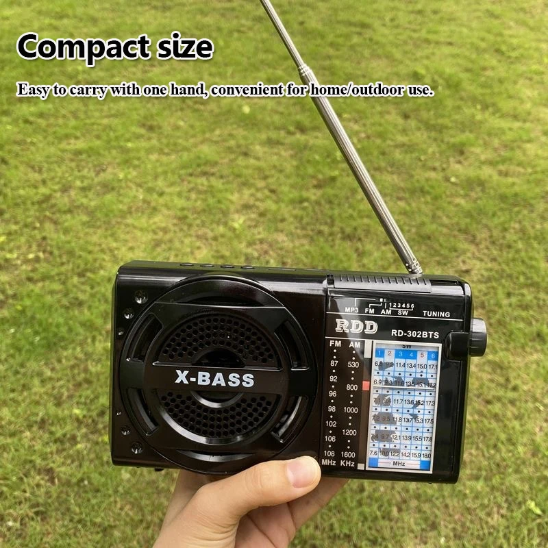 Портативное винтажное радио с солнечной зарядкой аварийные FM AM SW радиостанции