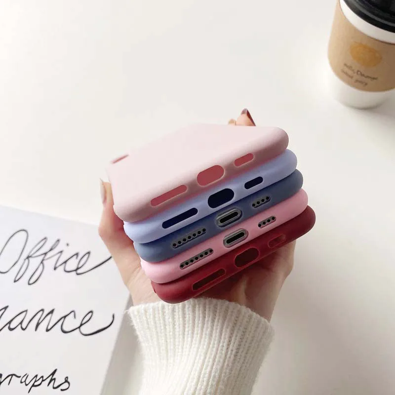 Ricestate case For Samsung Galaxy S7 edge cover Silicone TPU for Edge Ultra thin Solid colors |