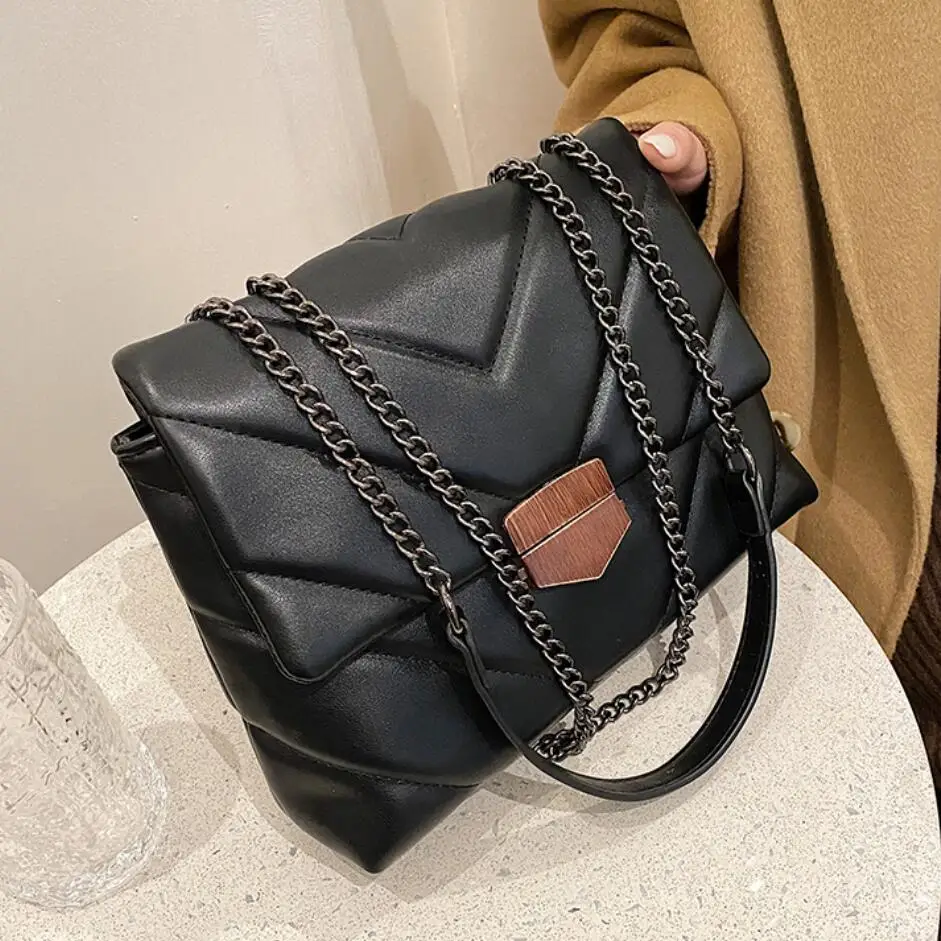

Vintage Square Armpit bag 2021 Fashion New High-quality PU Leather Women's Designer Handbag High capacity Shoulder Messenger Bag