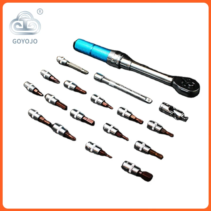 

Easy To Carry Bicycle Set Torque Wrench 18 Piece Set OEM Factory