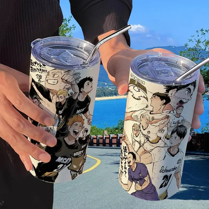 Аниме Haikyuu! Shoyo Hinata Tobio Kageyama Cosplay чашка для воды термос ambito подарок