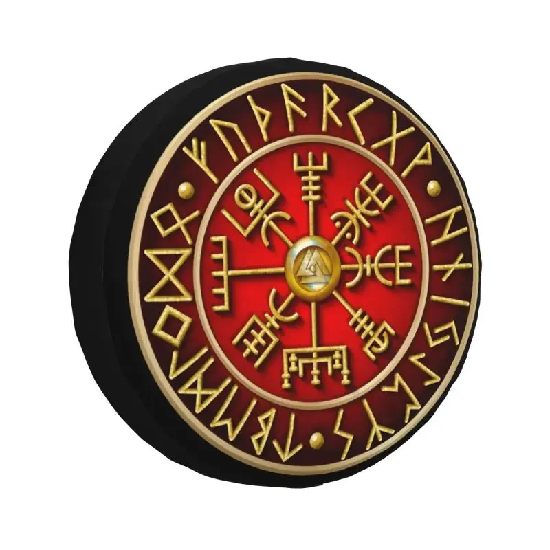 

Норвежский викинг Vegvisir Runes крышка шины 4WD 4x4 SUV Valhalla запасной протектор колеса для Toyota RAV4 Prado 14 "15" 16 "17"