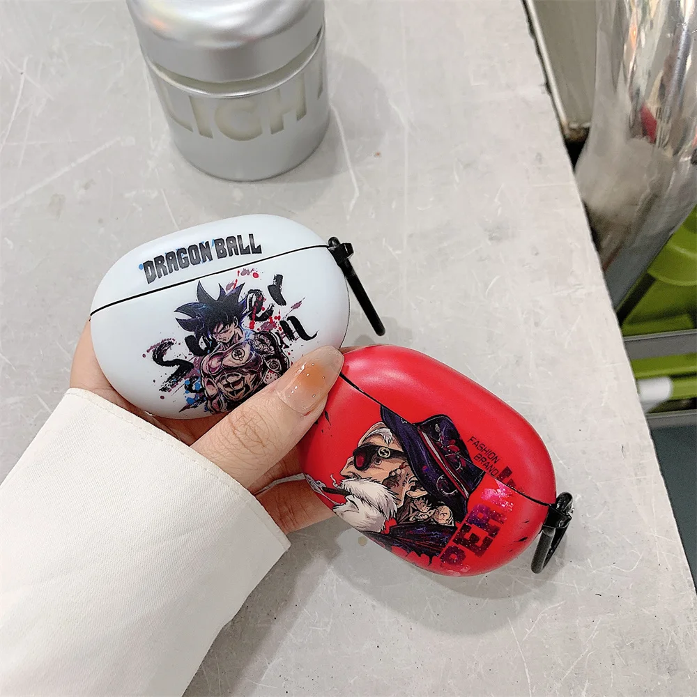 

Hot Japan Cartoon Anime Luffy Goku Earphones Case for Beats Studio Buds Wireless Bluetooth Protector Cover Earphone Charging Box