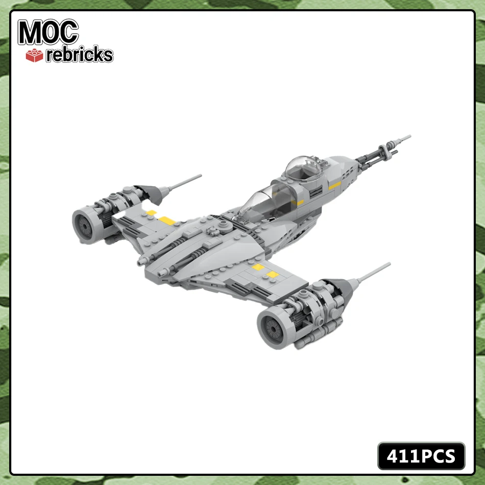 

MOC Space War Series N-1 Starfighter Miniaircraft Combat Weapon Model Suit Building Block DIY Children's Toy Holiday Gift