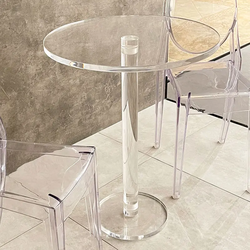 

Round Acrylic Coffee Tables Dining Living Room Tea Nordic Coffee Tables Luxury Table Basse De Luxe Outdoor Furniture YY50CT
