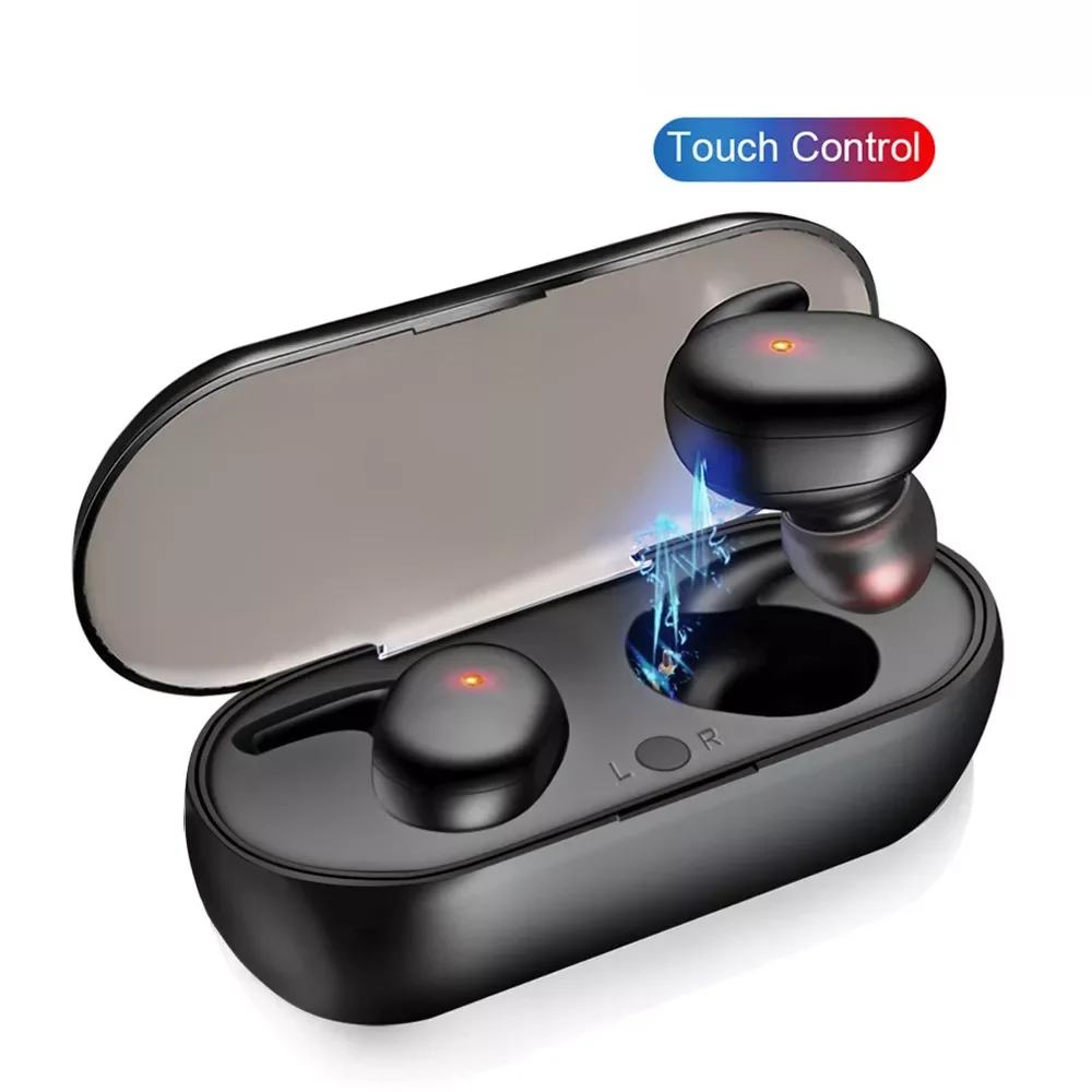 

Touch Control TWS Bluetooth -compatible Wireless In-ear Noise Reduction Stereo Earphones Earbuds Waterproof Sport Headphone