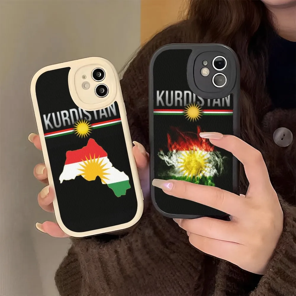 

Kurdistan Flag Phone Case Hard Leather For iPhone 14 13 12 Mini 11 14 Pro Max Xs X Xr 7 8 Plus Fundas