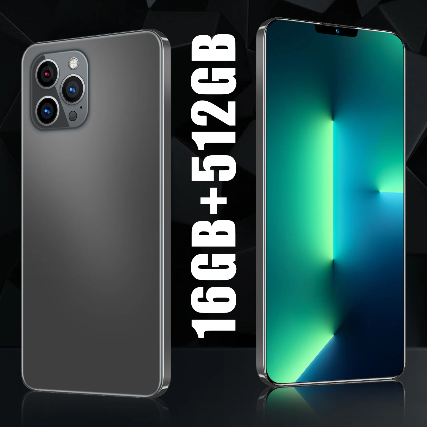 global version i13 pro max smartphone 16gb512gb unlocked mobile phones 3264mp camera android11 5g 6000mah cell phone new free global shipping