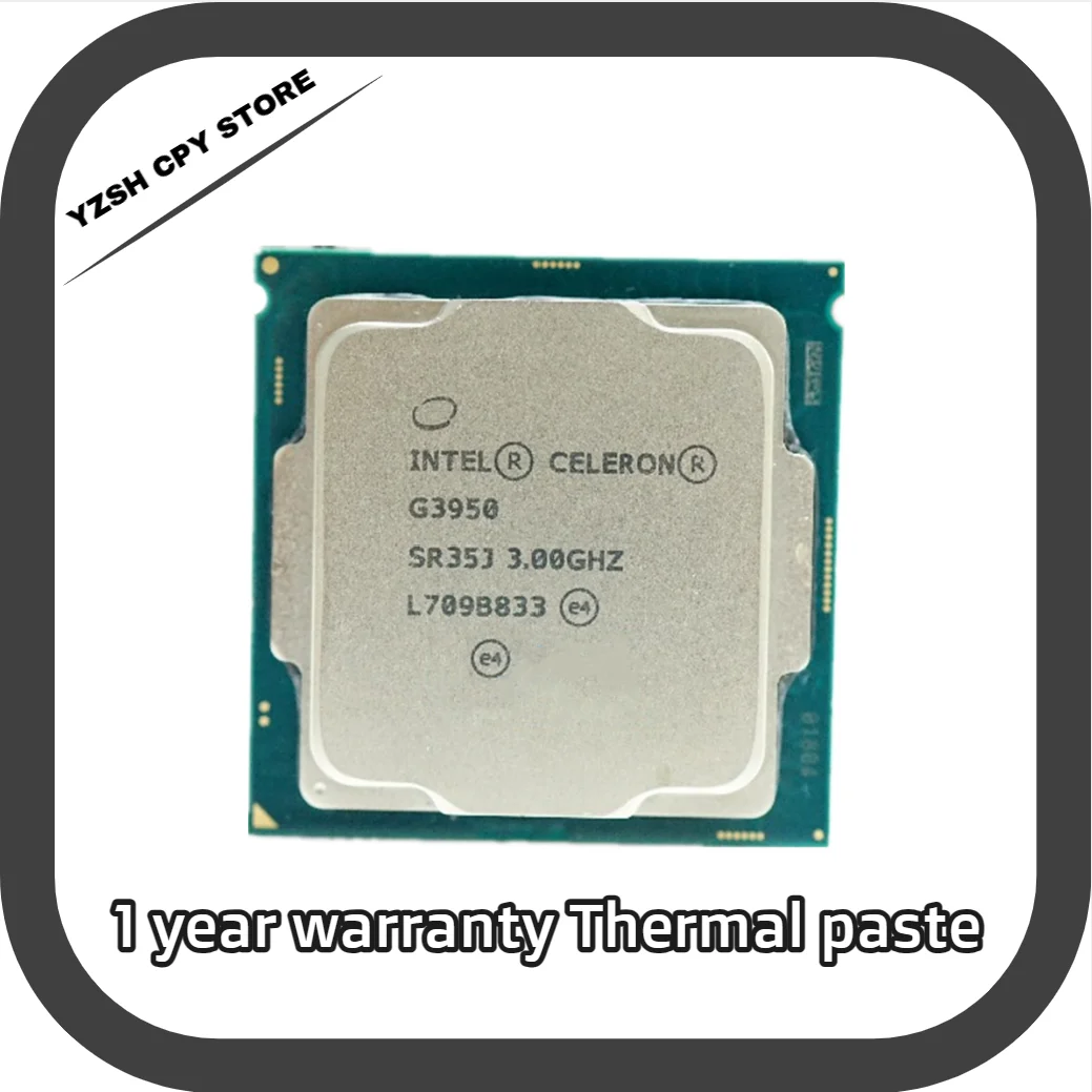

Двухъядерный процессор Intel Celeron G3950, 3,0 ГГц, двухпоточный процессор, 2 Мб, 51 Вт, LGA 1151
