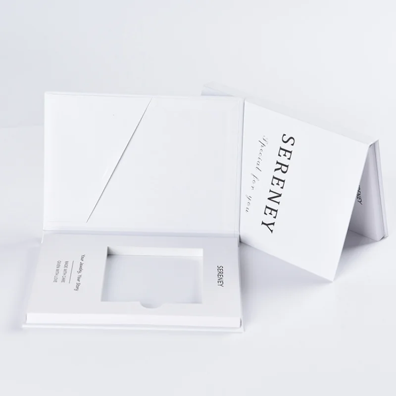 

custom design Customized white Luxury Credit Card Packaging Box Business VIP Membership Metal Card Paper Packaging Gift Boxes