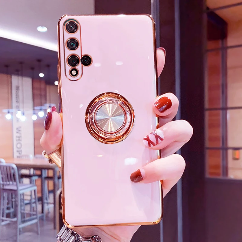 Магнитный чехол с кольцом-подставкой для Huawei Nova 5T Honor 20 Pro P30 P20 Mate P40 20pro | Мобильные