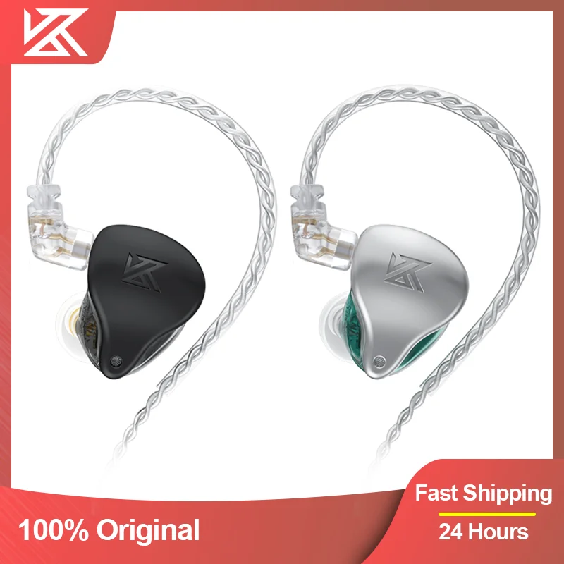 

KZ AST Zinc Alloy Wired Earphone Balance Armature Sport Earbuds Headset In Ear Monitor Hifi Music Noice Cancelling Headphone