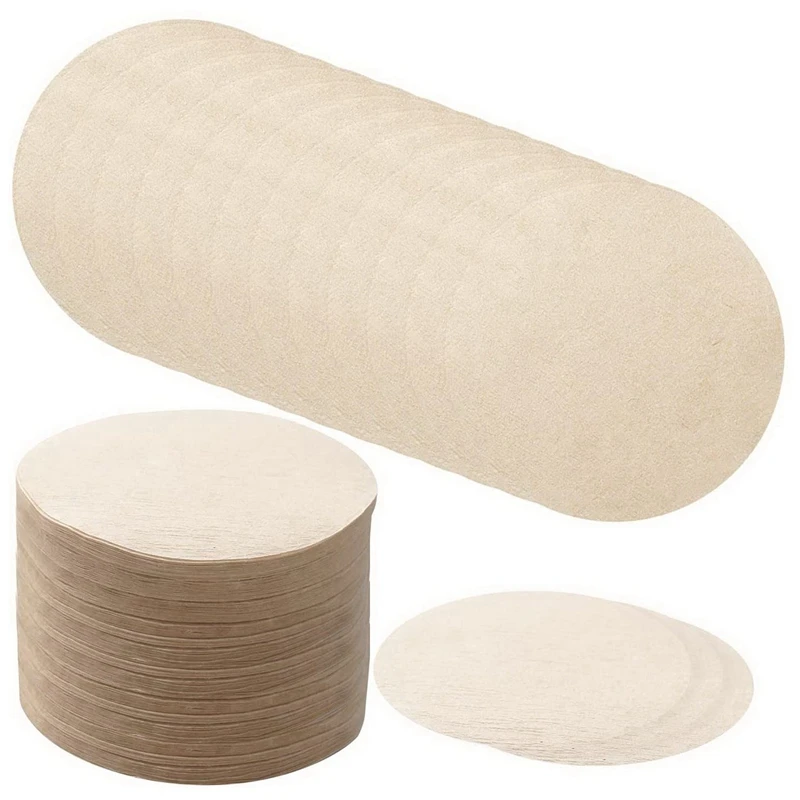 Сменные бумажные фильтры 600 шт., круглые одноразовые фильтры для кофеварки для аэроби, аэропресс, кофеварки и эспрессо