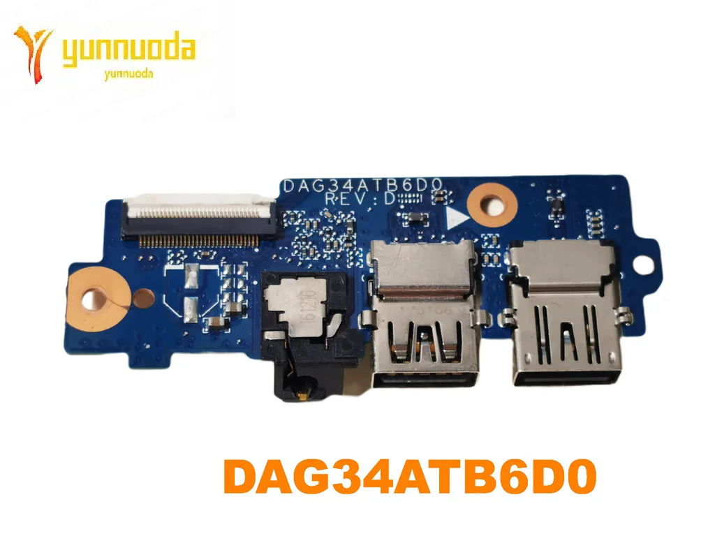 Original for HP Pavilion 15-AU 15-AU020WM USB Board Audio board DAG34ATB6D0tested good free shipping