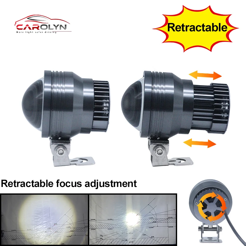 3-дюймовый проектор Carolyn с ручным регулируемым точечным светильником внешний