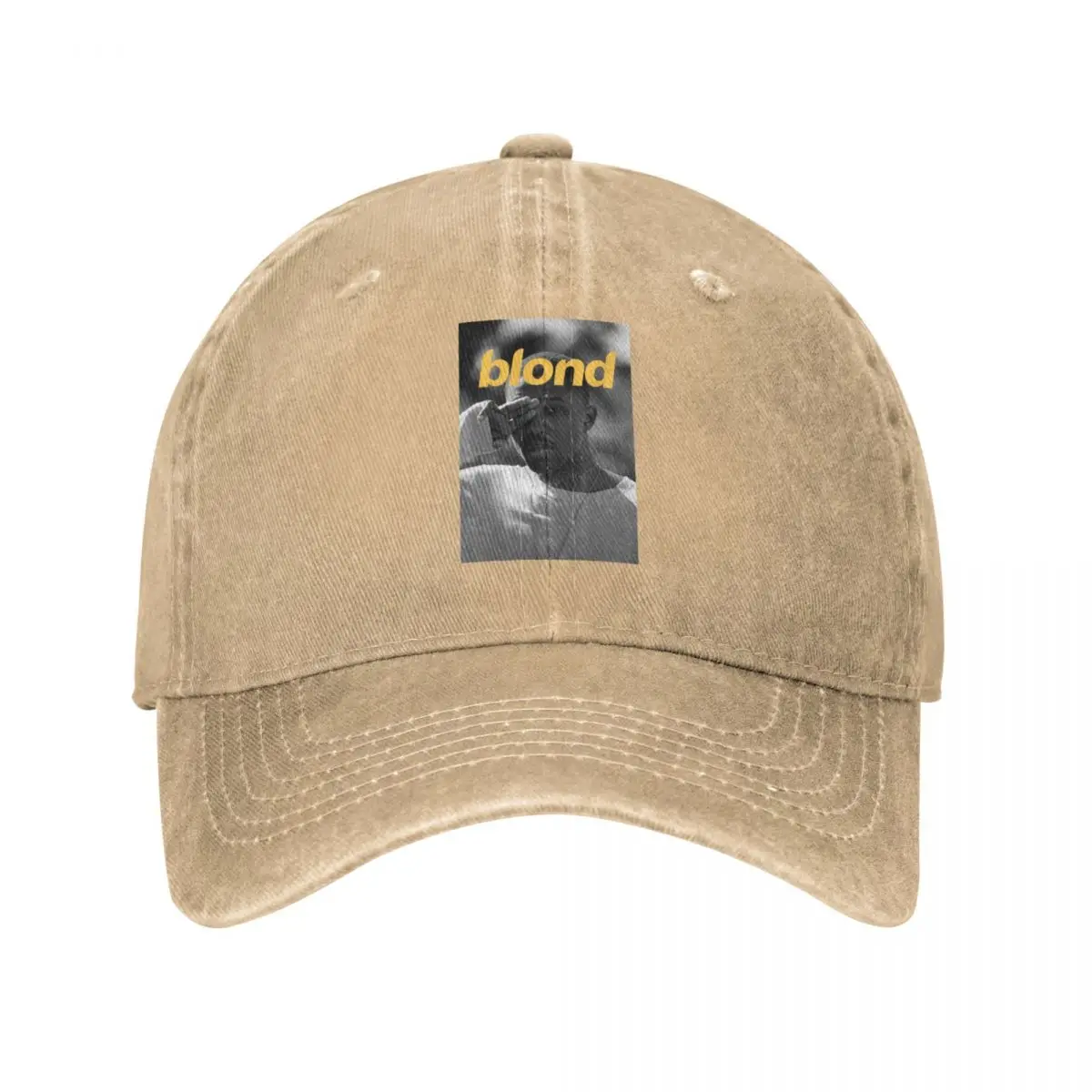 

Frank Blond Baseball Caps Vintage Distressed Denim Ocean Headwear Unisex Style Outdoor Running Golf Adjustable Fit Caps Hat