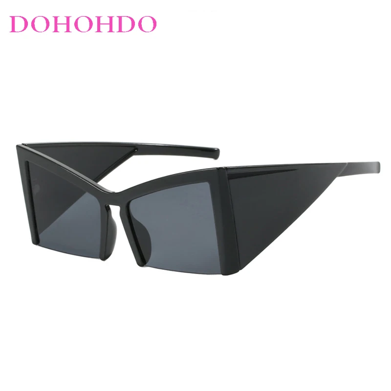 DOHOHDO большие солнцезащитные очки кошачий глаз женские тенденции люксовый бренд