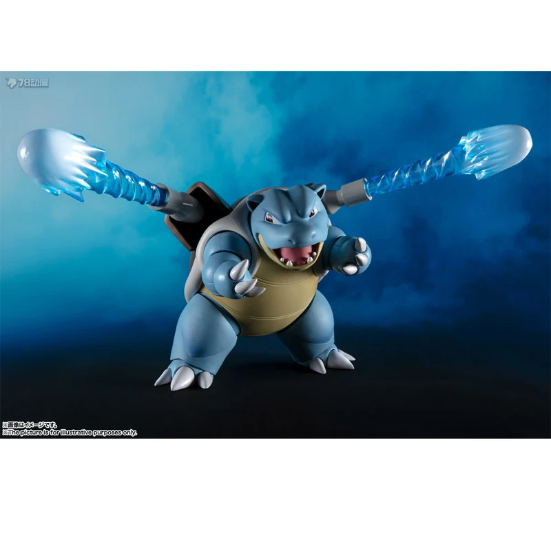 Bandai Original SHF POKÉMON BLASTOISE-ARTS REMIX- аниме фигурка в сборе модель игрушки Коллекционная