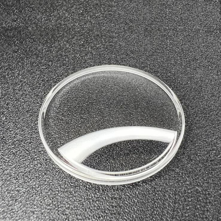 Сапфировые часы в форме крышки с высоким куполом хрустальное круглое