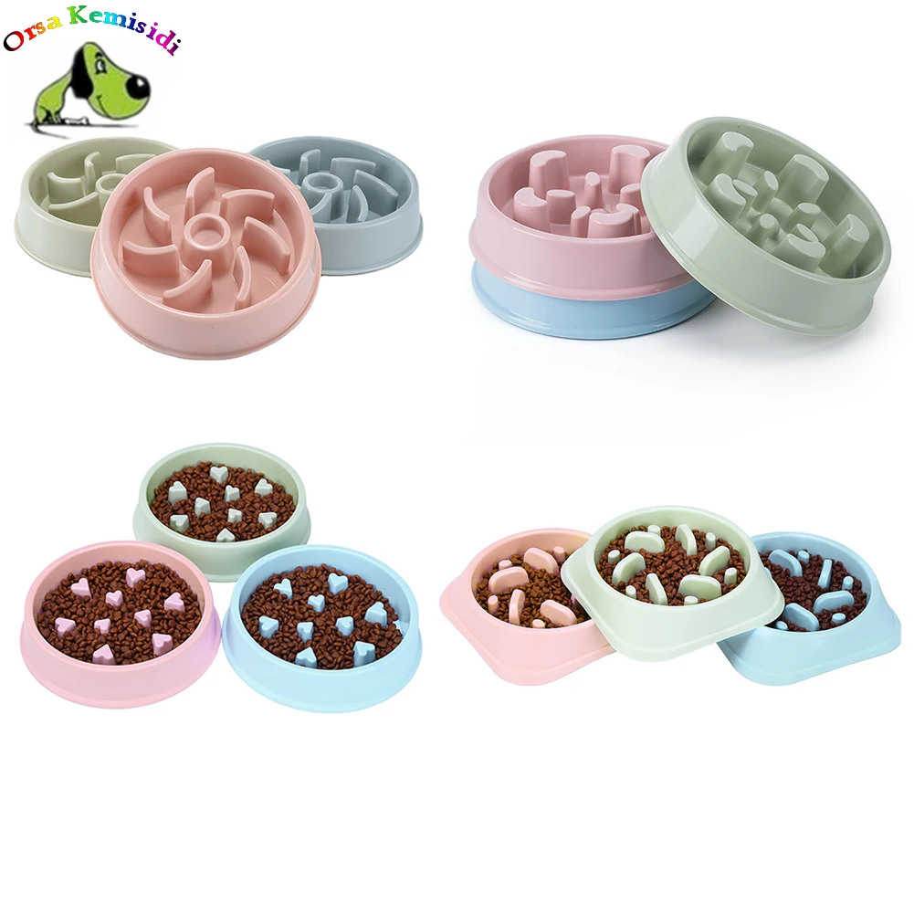 

Slow Feeder Pet Bowl Anti Choke Non Slip Dog Slow Down Eating Maze Bowls Bloat Stop Puppy Food Bowl Cat Puzzle Feeding Dish