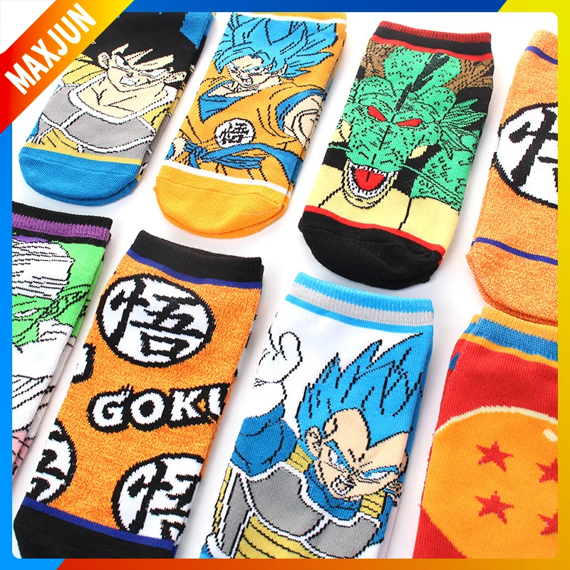 

Dragon Ball Anime Figure Fall/winter New Personality Trend: Kakarotto Socks, Anime Cartoon Socks for Men and Women ONE SIZE