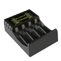 4 slot battery charger for aaaaa rechargeable battery short circuit protection with led indicator for ni mhni cd charger
