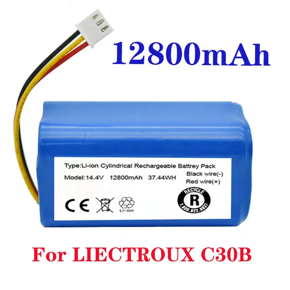 

NEW2023 (For C30B) High Capacity Original Battery for LIECTROUX C30B Robot Vacuum Cleaner, , lithium cell, 1pc/pack