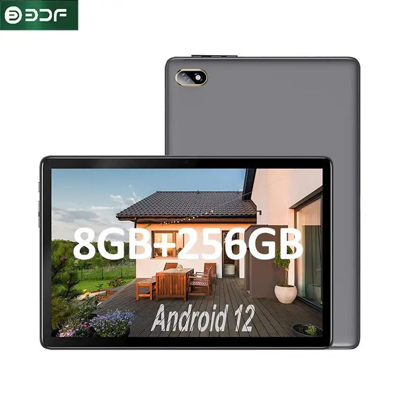 Фото Новые планшеты 10.1 дюйма с 4G LTE, Android 13, функцией звонков, 8 ГБ ОЗУ, 256 ГБ ПЗУ, двойным GPS, Bluetooth, Wi-Fi, Google Tablet PC №1