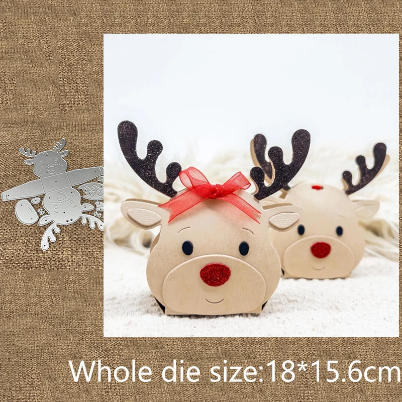 Металлический трафарет XLDesign форма для высечки оленей Украшение коробки альбом