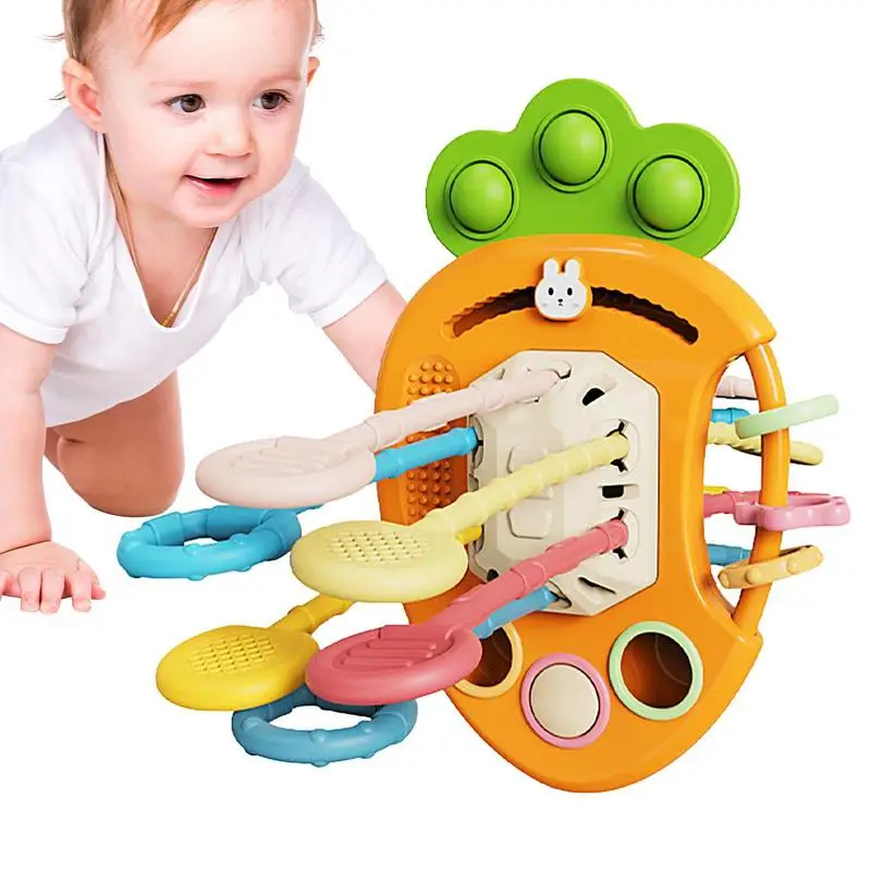 

Pull String Sensory Toys Montessori Pull Toy Airplane Travel Toys Educational Fine Motor Skills Montessori Pull Sensory Toys For