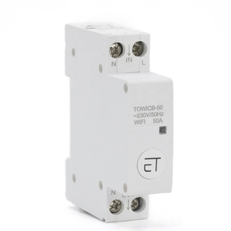 

Din Rail WIFI Circuit Breaker Smart Timer Switch Relay Remote Control By Ewelink APP For Amazon Alexa Google Home