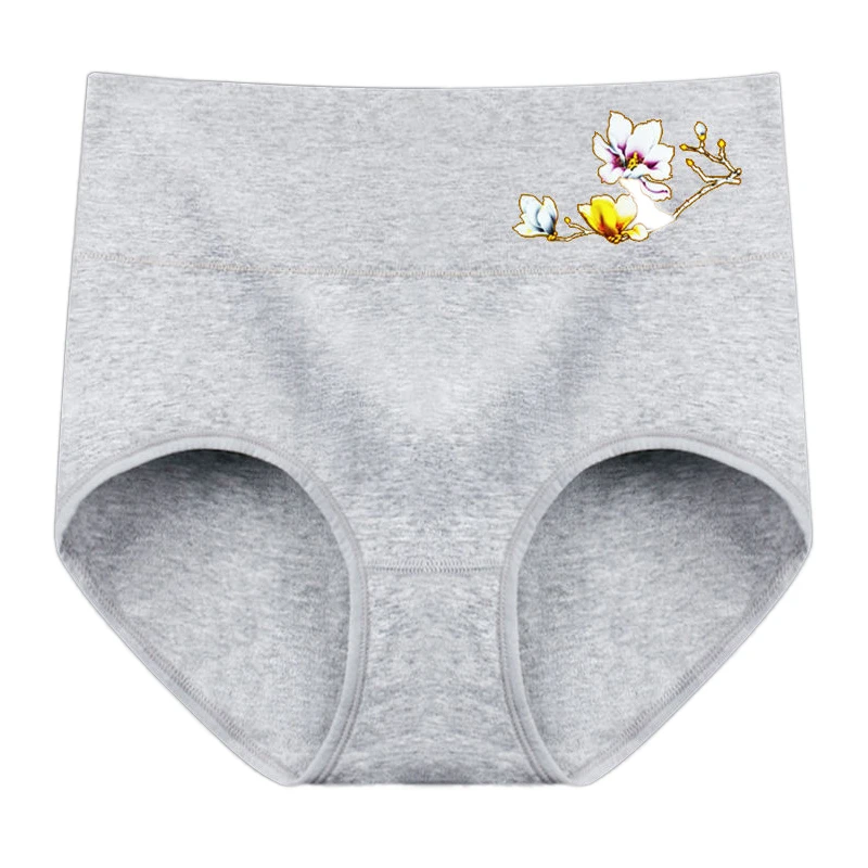 

Женские хлопковые трусы с высокой талией, размеры L ~ 2XL