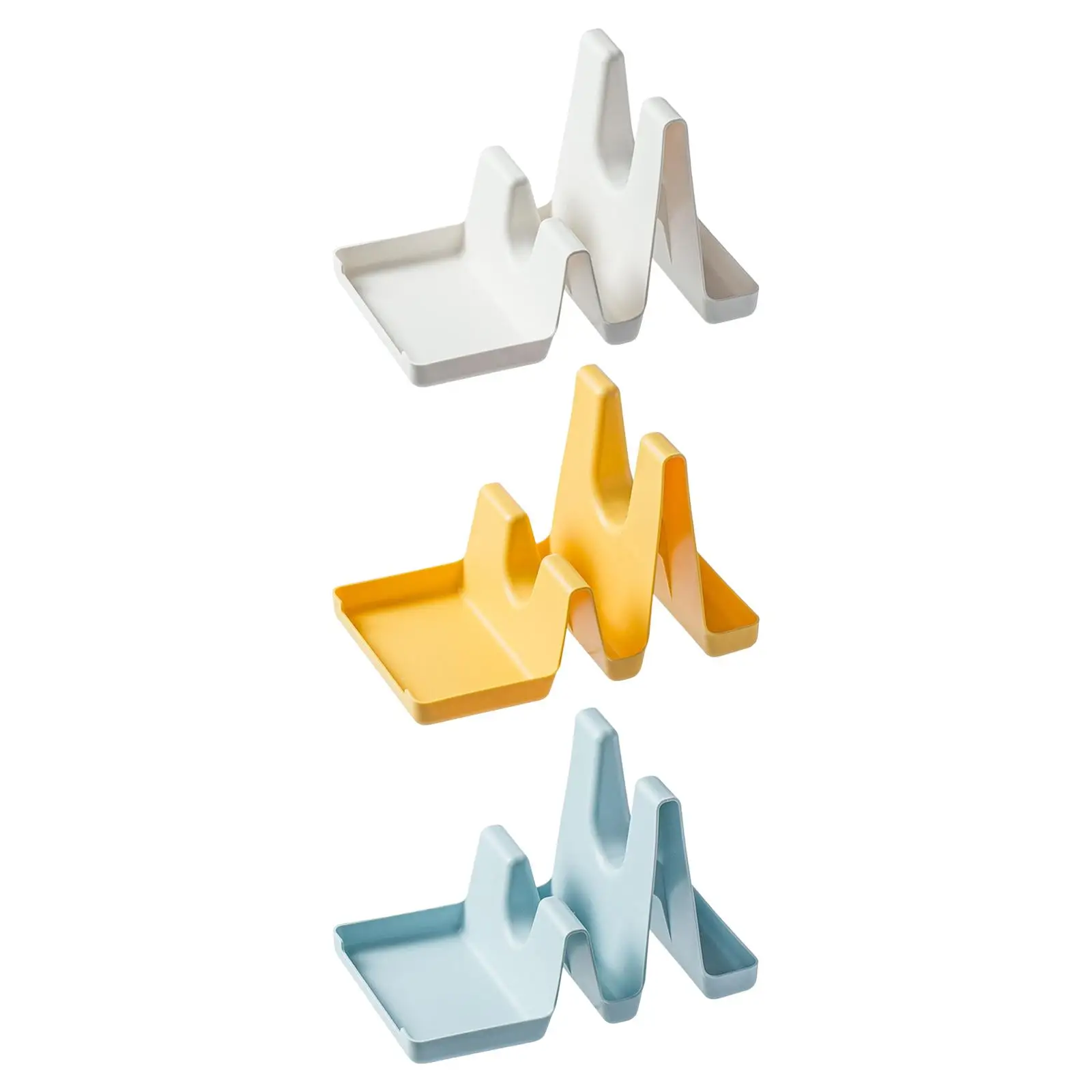 

Multifunction Pot Lid Holder Stable Pantry Washable Kitchen Gadget Reusable Dining Table Spoon Rest for Pot Lid Spoon Organizer