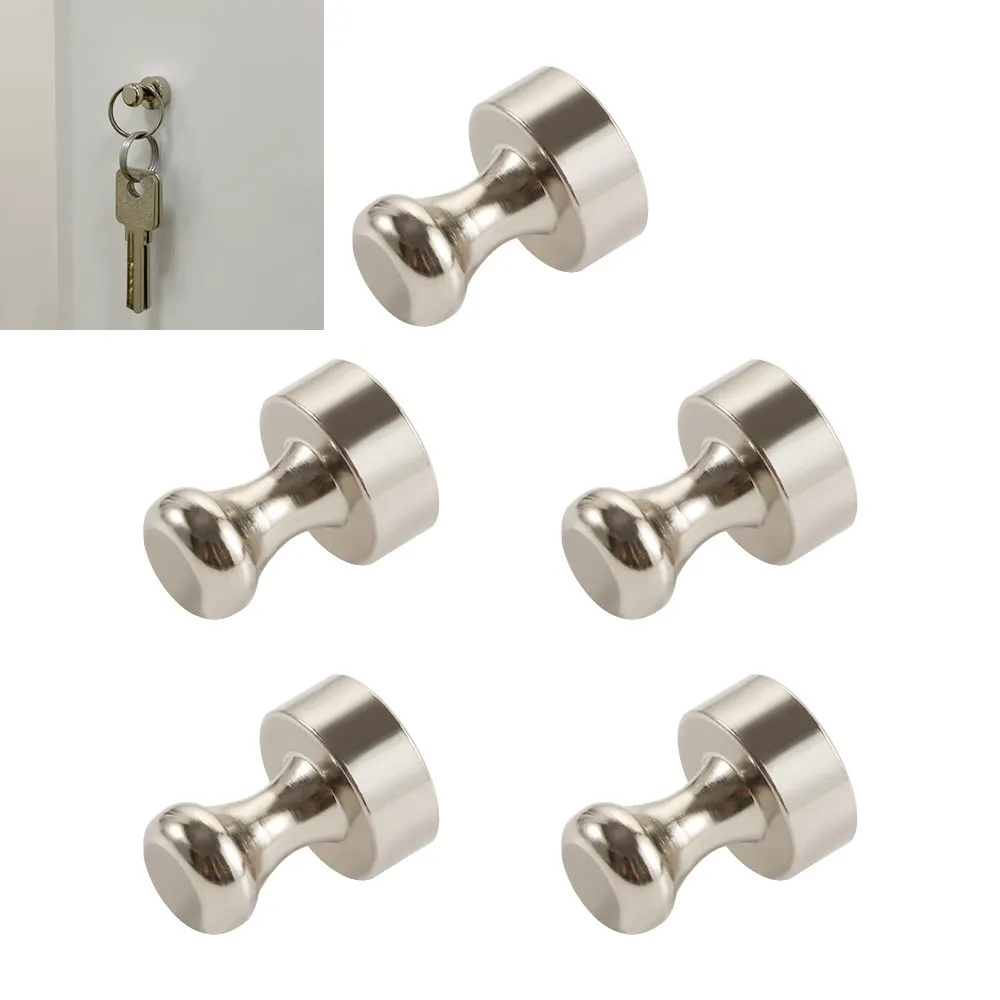 

5pcs for Refrigerator Strong Magnetic Push Pin School Kitchen Tool Portable White Board Cones Home Office Small Durable