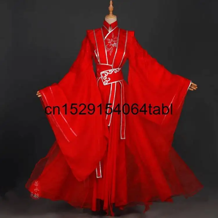 Фото Xielian Tian Guan Ci Fu Huacheng Косплей Свадебный костюм Xielian Huacheng Древний костюм Xilian Hanfu Платье Хэллоуин №1