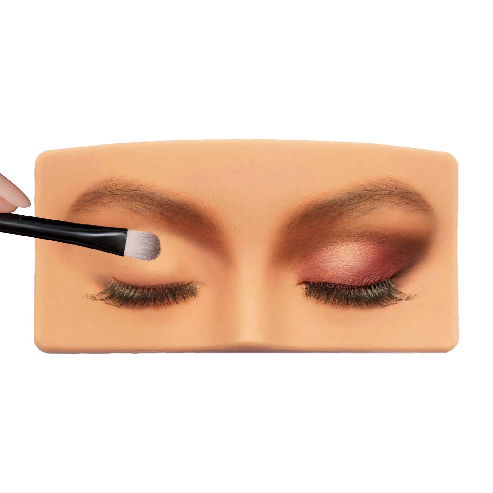 

Makeup Practice Face Board Soft Makeup Practice Board Realistic Natural Eye Makeup Mannequin Improve Skills Silicone Skin Pad