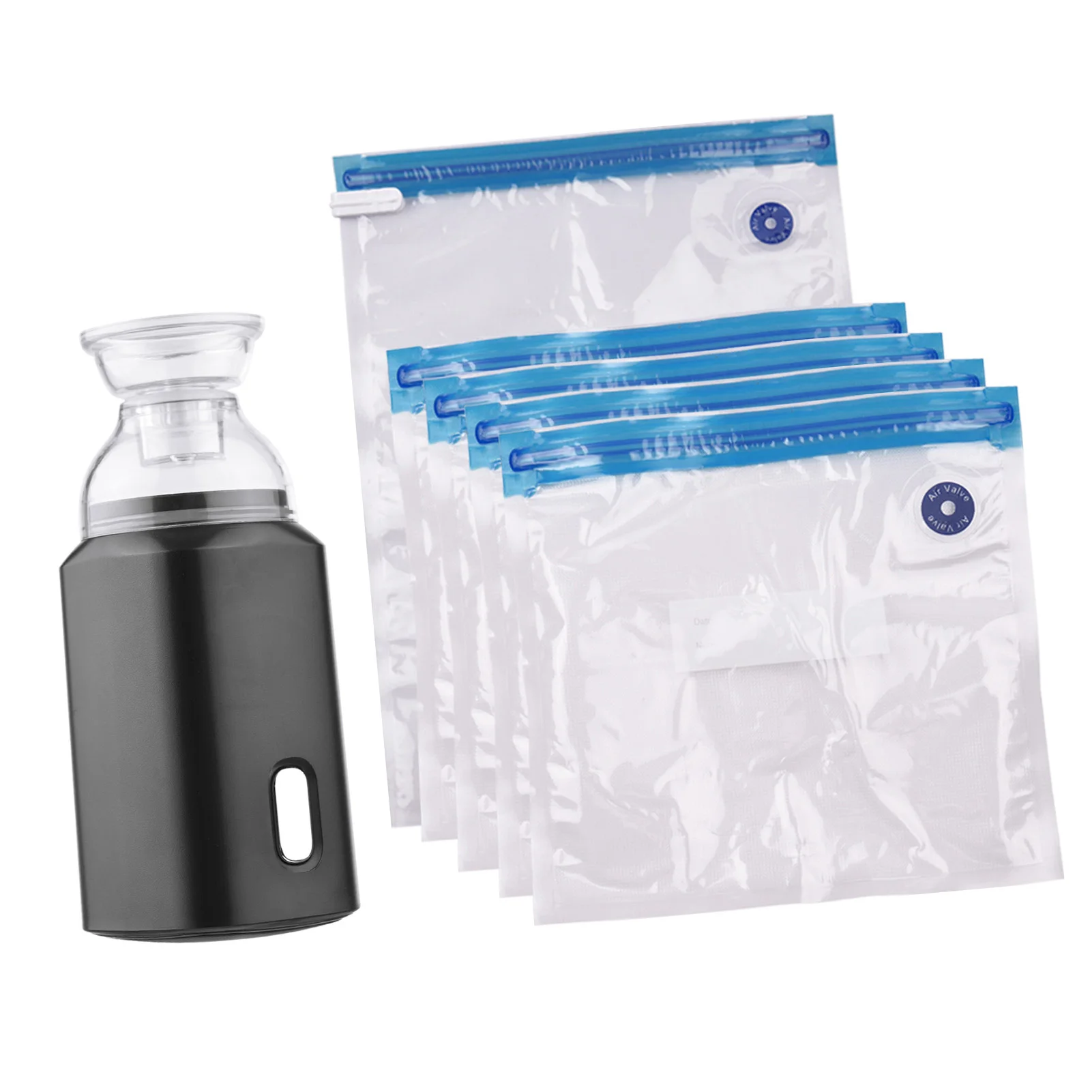 Электрический надувной цилиндр ZK20 перезаряжаемый через USB сильное всасывание с 5